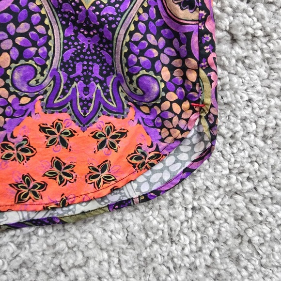 Xirena Jules Puff-Sleeve Top Womens Medium White Boho Luxe V-Neck Cotton Blouse - Picture 3 of 15